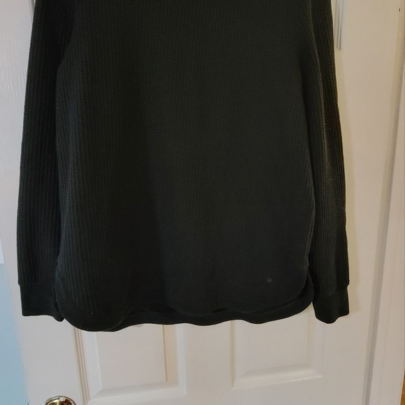 LL Bean Signature Navy Heavyweight Henley - Picture 4 of 7